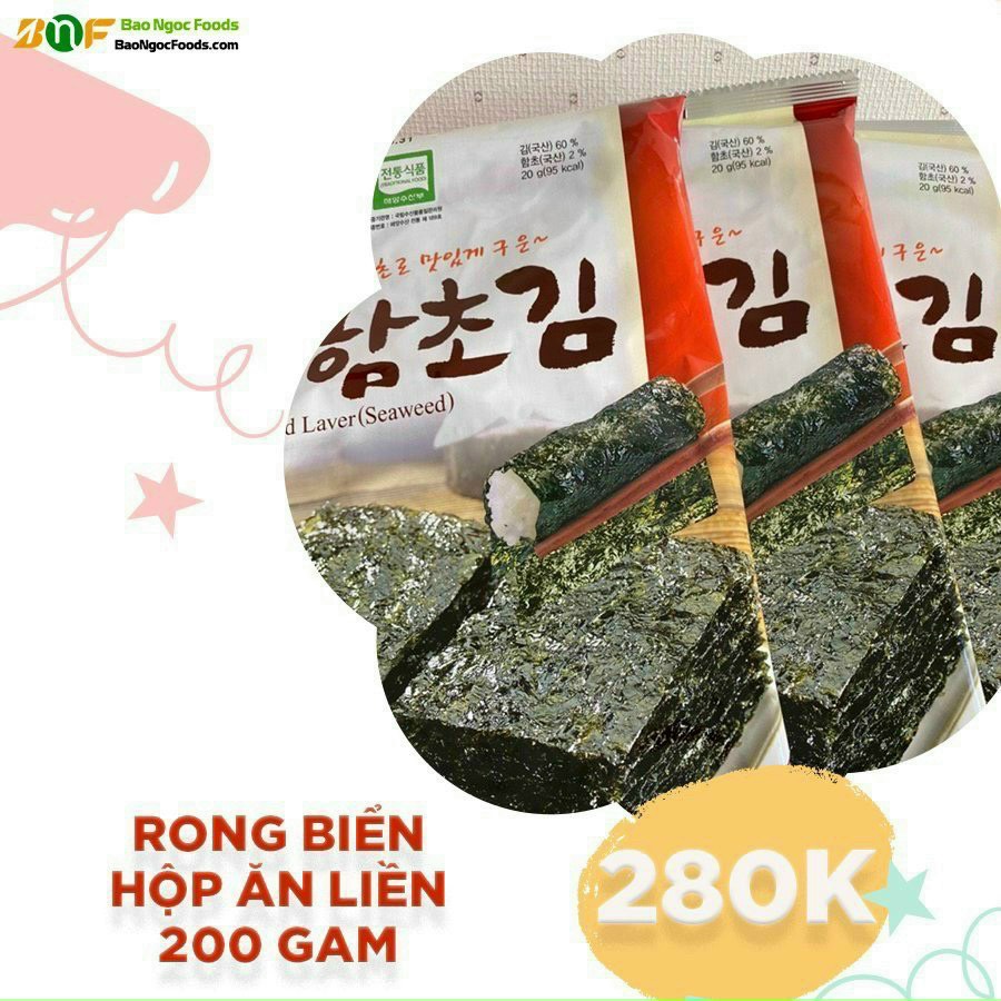 Hộp snack rong biển khổ lớn